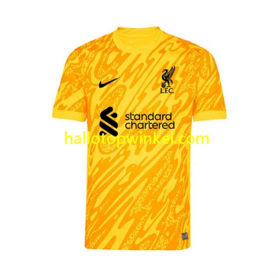Liverpool Voetbalshirt Doelman Heren Vierde Tenue 2024-2025 Korte Mouw