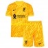 Liverpool Voetbalshirt Doelman Kleuters/Kids Vierde Tenue 2024-2025 Korte Mouw