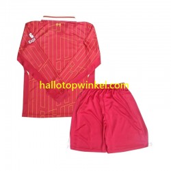 Liverpool Voetbalshirt Kleuters/Kids Thuis Tenue 2024-2025 Lange Mouw