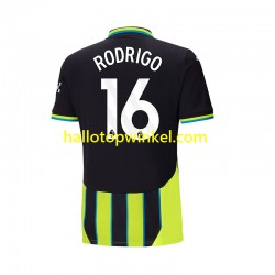 Manchester City Voetbalshirt RODRIGO 16 Heren Uit Tenue 2024-2025 Korte Mouw