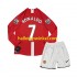Manchester United Voetbalshirt Cristiano Ronaldo 7 2007 Retro Kleuters/Kids Thuis Tenue Lange Mouw