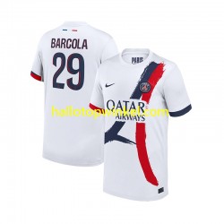 Paris Saint-Germain Voetbalshirt Bradley Barcola 29 Heren Uit Tenue 2024-2025 Korte Mouw