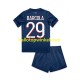 Paris Saint-Germain Voetbalshirt Bradley Barcola 29 Kleuters/Kids Thuis Tenue 2024-2025 Korte Mouw