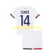 Paris Saint-Germain Voetbalshirt Desire Doue 14 Kleuters/Kids Uit Tenue 2024-2025 Korte Mouw