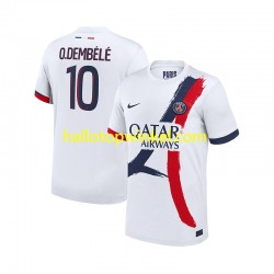 Paris Saint-Germain Voetbalshirt Ousmane Dembele 10 Heren Uit Tenue 2024-2025 Korte Mouw