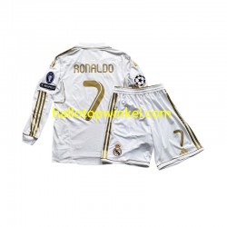 Real Madrid Voetbalshirt Cristiano Ronaldo 7 Kleuters/Kids Thuis Tenue 2011 Lange Mouw
