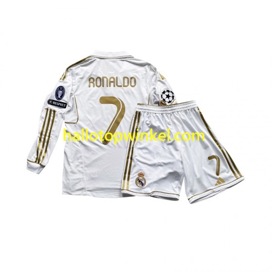 Real Madrid Voetbalshirt Cristiano Ronaldo 7 Kleuters/Kids Thuis Tenue 2011 Lange Mouw