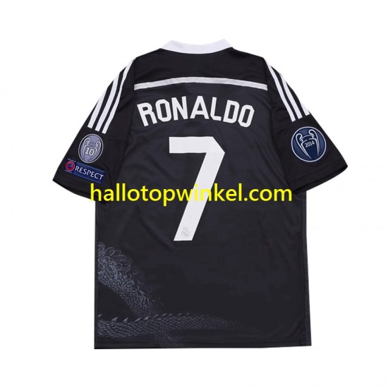 Real Madrid Voetbalshirt Cristiano Ronaldo 7 2014 Retro Kleuters/Kids Derde Tenue Korte Mouw