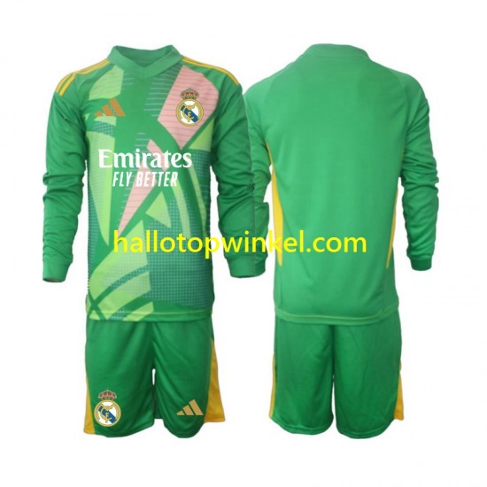 Real Madrid Voetbalshirt Doelman Kleuters/Kids Derde Tenue 2024-2025 Lange Mouw