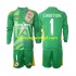 Real Madrid Voetbalshirt Thibaut Courtois 1 Doelman Kleuters/Kids Derde Tenue 2024-2025 Lange Mouw