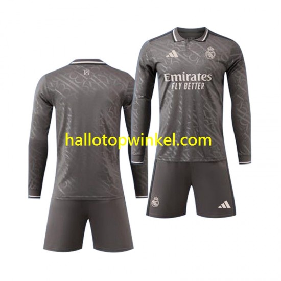 Real Madrid Voetbalshirt Kleuters/Kids Derde Tenue 2024-2025 Lange Mouw