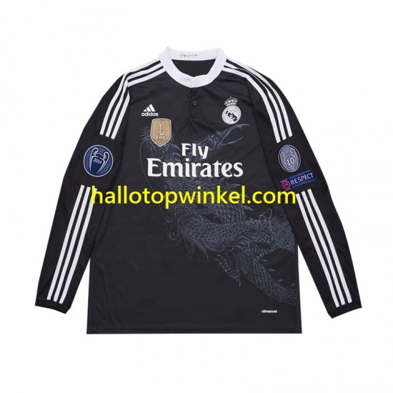 Real Madrid Voetbalshirt 2014 Retro Heren Derde Tenue Lange Mouw