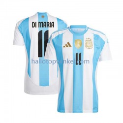 Argentinië Voetbalshirt Di Maria 11 Heren Thuis Tenue 2024 Korte Mouw