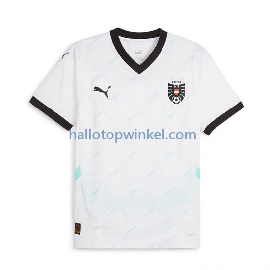 Oostenrijk Voetbalshirt Heren Uit Tenue Euro 2024 Korte Mouw