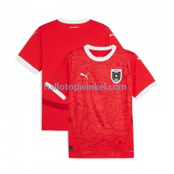 Oostenrijk Voetbalshirt Heren Thuis Tenue Euro 2024 Korte Mouw
