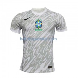 Brazilië Voetbalshirt Doelman Heren Thuis Tenue 2024 Korte Mouw