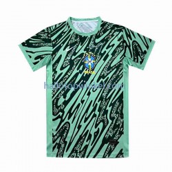 Brazilië Voetbalshirt Doelman Heren Derde Tenue 2024 Korte Mouw