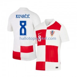 Kroatië Voetbalshirt Mateo Kovacic 8 Heren Thuis Tenue Euro 2024 Korte Mouw