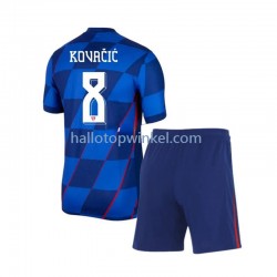 Kroatië Voetbalshirt Mateo Kovacic 8 Kleuters/Kids Uit Tenue Euro 2024 Korte Mouw