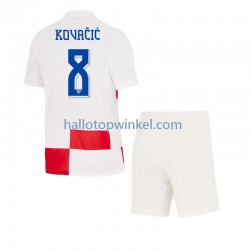 Kroatië Voetbalshirt Mateo Kovacic 8 Kleuters/Kids Thuis Tenue Euro 2024 Korte Mouw