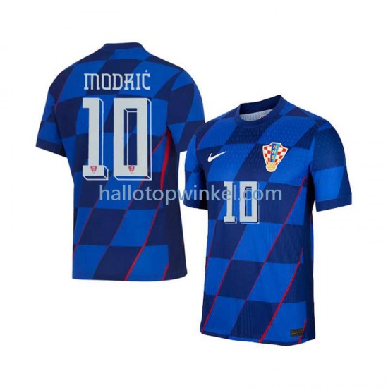 Kroatië Voetbalshirt Modrić 10 Heren Uit Tenue Euro 2024 Korte Mouw
