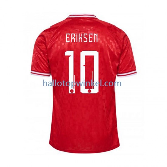 Denemarken Voetbalshirt Eriksen 10 Heren Thuis Tenue Euro 2024 Korte Mouw