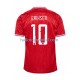 Denemarken Voetbalshirt Eriksen 10 Heren Thuis Tenue Euro 2024 Korte Mouw