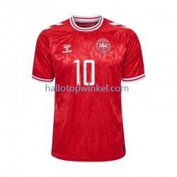 Denemarken Voetbalshirt Eriksen 10 Heren Thuis Tenue Euro 2024 Korte Mouw
