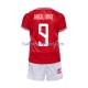 Denemarken Voetbalshirt Hojlund 9 Kleuters/Kids Thuis Tenue Euro 2024 Korte Mouw