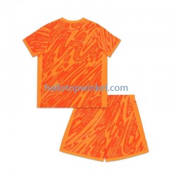 Engeland Voetbalshirt Doelman Kleuters/Kids Thuis Tenue Euro 2024 Korte Mouw