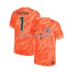 Engeland Voetbalshirt Pickford 1 Doelman Heren Thuis Tenue Euro 2024 Korte Mouw