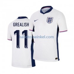 Engeland Voetbalshirt Jack Grealish 11 Heren Thuis Tenue Euro 2024 Korte Mouw