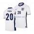 Engeland Voetbalshirt Phil Foden 20 Heren Thuis Tenue Euro 2024 Korte Mouw