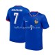 Frankrijk Voetbalshirt Antoine Griezmann 7 Heren Thuis Tenue Euro 2024 Korte Mouw