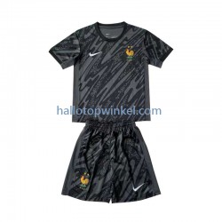 Frankrijk Voetbalshirt Doelman Kleuters/Kids Uit Tenue Euro 2024 Korte Mouw