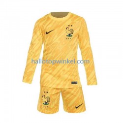 Frankrijk Voetbalshirt Doelman Kleuters/Kids Thuis Tenue Euro 2024 Lange Mouw