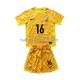 Frankrijk Voetbalshirt Mike Maignan 16 Doelman Kleuters/Kids Thuis Tenue Euro 2024 Korte Mouw