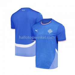 IJsland Voetbalshirt Heren Thuis Tenue 2024 Korte Mouw