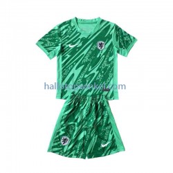 Nederland Voetbalshirt Doelman Kleuters/Kids Thuis Tenue Euro 2024 Korte Mouw