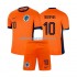 Nederland Voetbalshirt Memphis Depay 10 Kleuters/Kids Thuis Tenue Euro 2024 Korte Mouw