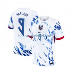 Noorwegen Voetbalshirt Erling Haaland 9 Heren Uit Tenue 2024 Korte Mouw