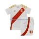 Peru Voetbalshirt Kleuters/Kids Thuis Tenue 2024 Korte Mouw