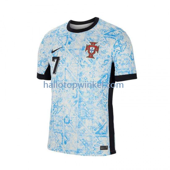 Portugal Voetbalshirt Cristiano Ronaldo 7 Heren Uit Tenue Euro 2024 Korte Mouw