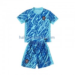 Portugal Voetbalshirt Doelman Kleuters/Kids Derde Tenue Euro 2024 Korte Mouw