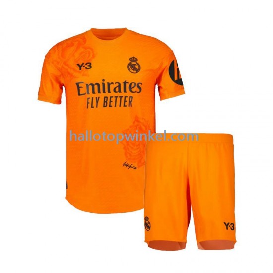 Real Madrid Voetbalshirt Y3 Doelman Kleuters/Kids Derde Tenue 2023-2024 Korte Mouw