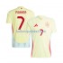 Spanje Voetbalshirt Alvaro Morata 7 Heren Uit Tenue Euro 2024 Korte Mouw