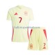 Spanje Voetbalshirt Alvaro Morata 7 Kleuters/Kids Uit Tenue Euro 2024 Korte Mouw