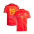 Spanje Voetbalshirt Lamine Yamal 19 Heren Thuis Tenue Euro 2024 Korte Mouw