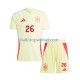 Spanje Voetbalshirt Pedri 26 Kleuters/Kids Uit Tenue Euro 2024 Korte Mouw