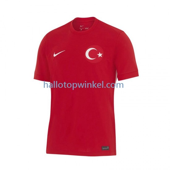 Turkije Voetbalshirt Heren Uit Tenue Euro 2024 Korte Mouw